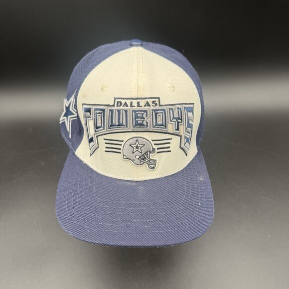 Vintage NFL Dallas Cowboys Embroidered SnapBack Hat Cap Pro Series OS - Picture 1 of 7